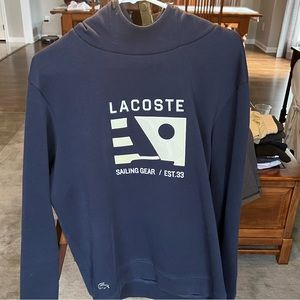 Lacoste hoodie! Size large!